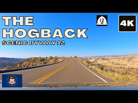 The Hogback 4K drive (Scenic Byway 12) - Utah