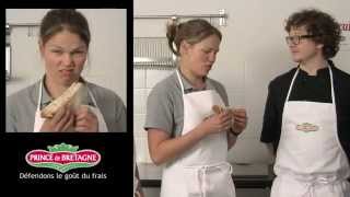 Les Princesses font des sandwiches aux légumes Prince de Bretagne