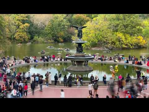 Time lapse of Bethesda Terrace in Central Park
