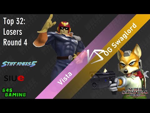 Stiff Knees 5 - Vista (Captain Falcon) vs. OG Swaglord (Fox) - SSBM - Top 32 - Losers Round 4
