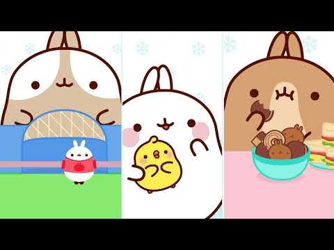 Molang - The Sled | Season 2 Episode 6 | Winter Compilation for Kids