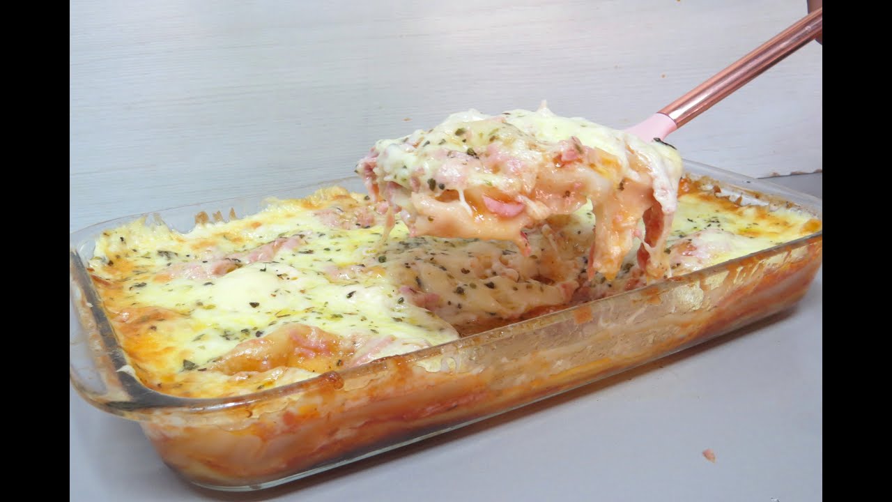 LASANHA COM MASSA DE PASTEL PERFEITA, RÁPIDA E SUPER FÁCIL