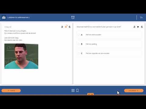 Luisteren examen A2 (nieuw systeem) 5 vragen