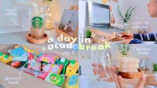 day in my life 🍡 shopee finds, unboxing, grocery, edit with me, kdrama, ect. (aesthetic vlog)
