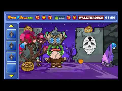 Kid Escape From Alien Demon Walkthrough - Games2Jolly