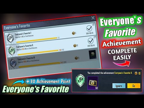 Easyway To Complete (Everyone's Favorite) Achievement | How To Complete Everyone's Favorite Mission