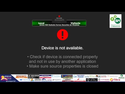 EMISIÓN EN DIRECTO DE LA FEDERACIÓN ANDALUZA DE BALONMANO