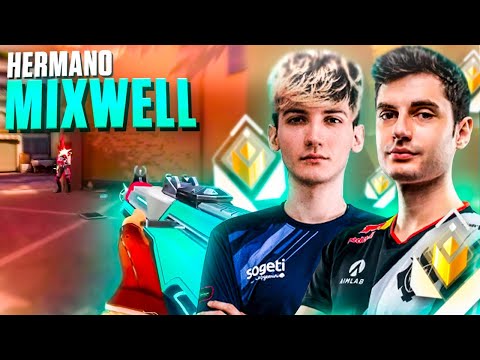 ASI JUEGA el HERMANO de MIXWELL en VALORANT - NIXERINO