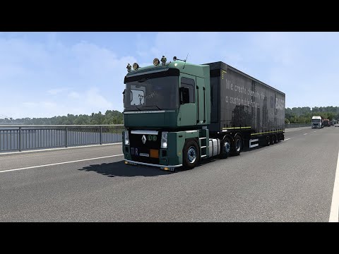 Euro Truck Simulator 2 | ETS2 1.47 | Renault Magnum Legend | Bourges (F) to Nantes (F)