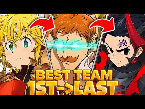 Using EVERY LR's BEST Team from FIRST to LAST! | Seven Deadly Sins: Grand Cross