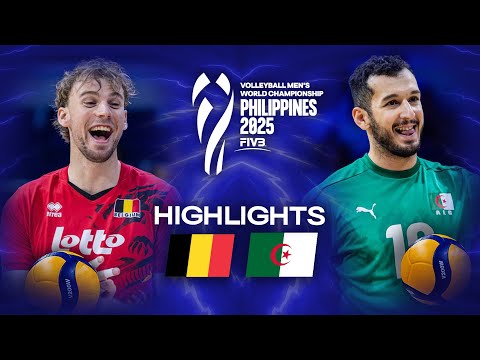 Belgium 🇧🇪 vs. Algeria 🇩🇿 - Highlights | Men's World Championships 2025