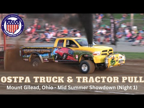 Mount Gilead, Ohio - OSTPA Truck & Tractor Pull 2023 - Mid Summer Showdown Night 1