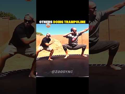 Others doing trampoline VS Last one 💀 #shorts