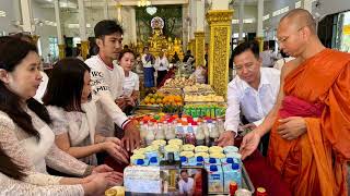 អនុមោទនាបុណ្យ វេនចង្ហាន់ព្រះសង្ឃថ្ងៃ ៥ រោច  ខែអស្សុជ ព,ស, ២៥៦៩