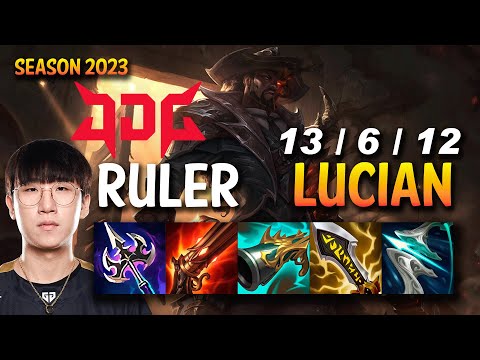 JDG Ruler LUCIAN vs VARUS ADC - KR Ranked