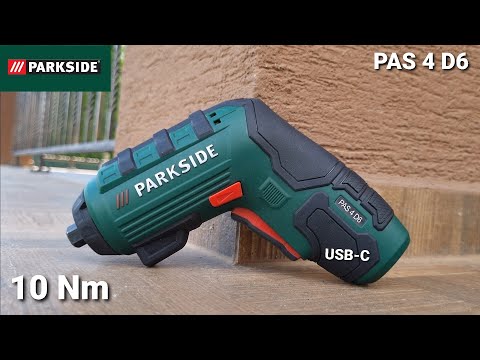 10 Nm ??? Small cordless screwdriver. Parkside PAS 4 D6.