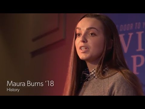 Maura Burns '18 (History)