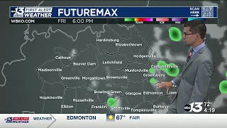 Warmer weekend forecast