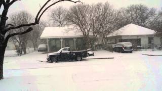 preview picture of video 'Snow day in Wichita Falls'