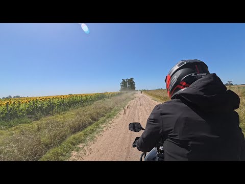 Cañuelas a puente Ferrari en moto por el campo