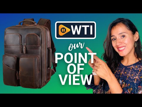Tiding Vintage Leather Backpacks - WTI product video review
