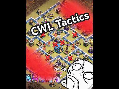 CWL TH12, 3Stars Tactics #clashofclans #coc
