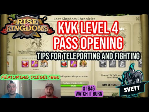 Rise of Kingdoms || KVK LEVEL 4 PASS OPENING || TIPS FOR TELEPORTING AND FIGHTING