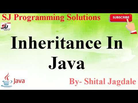 Sjprogrammingsolutions Inheritance In Java Java Programming Oops Concept In Java