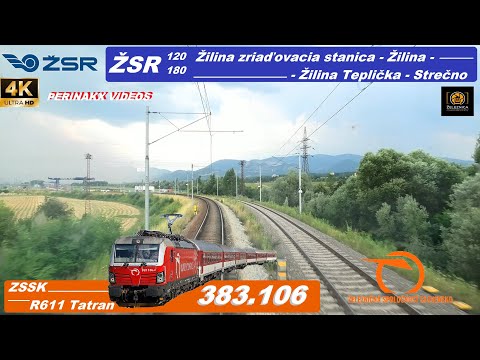 4K Cabview ► Žilina variantné cesty  / Alternative Rail Routes near Žilina / (Part 2)