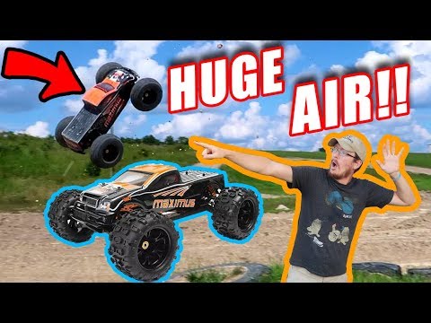 HUGE AIR With A HUGE FAST RC Monster Truck! - DHK Hobby Maximus - TheRcSaylors