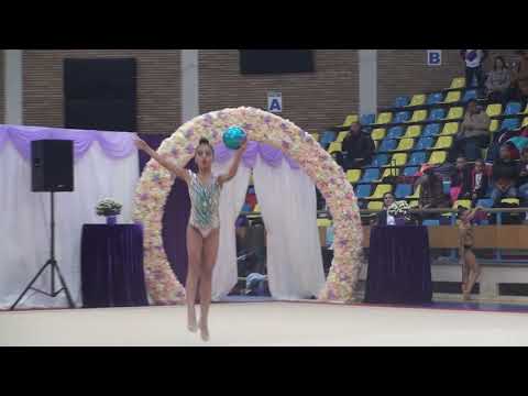 Sofia Bulat Clubul Speranta Chisinau MDA Ball Hopes 2008 Level A Rhythmic Arad Trophy 2019