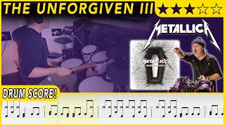 The Unforgiven III - Metallica | DRUM SCORE Sheet Music | #644 DRUMSCRIBE