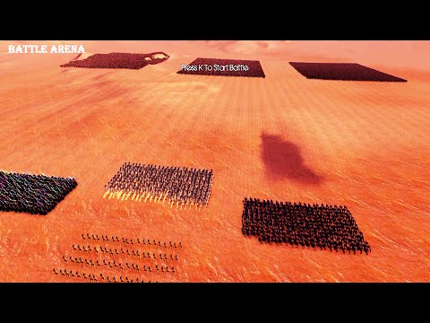 Heroes Surrounded by 29000 Parasite Zombies  - Ultimate Epic Battle Simulator - UEBS