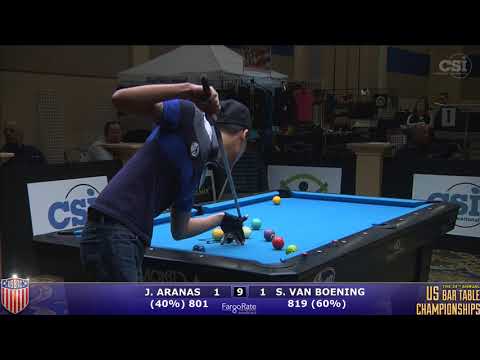 2017 US Bar Table Championships 9-Ball: James Aranas vs Shane Van Boening