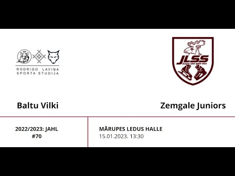 2022/2023: JAHL Baltu Vilki  - Zemgale Juniors  / 15.01.2023.