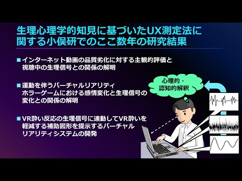 ユーザエクスペリエンスの生理心理学的測定