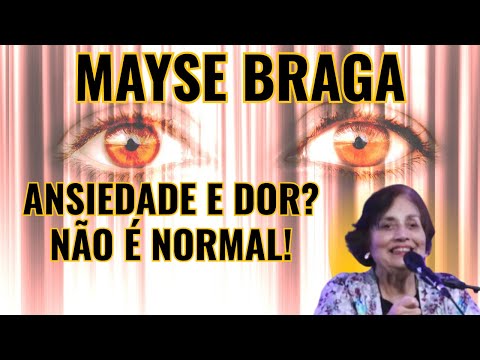 ANSIEDADE É MAL INVISÍVEL... ESSA DOR NO PEITO NÃO É NORMAL! – PALESTRA COM MAYSE BRAGA.