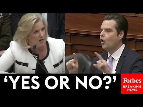 Matt Gaetz Confronts Army Secretary Wormuth About U.S. Troops In Niger 'Who Can't Get Medicine'