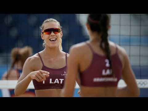 Latvia beats Russia & Advance to Quarterfinals - Women's Beach Volleyball - 2021 Tokyo Olympic Games