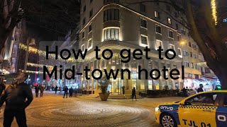 By bus from Havabus stop to Midtown hotel Istanbul (video requested by a friend)