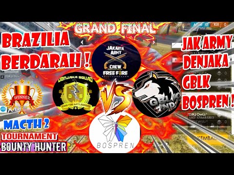 GRAND FINAL TOURNAMENT BOUNTY HUNTER MATCH 2 # LATE GAME BRAZILIA BERDARAH !!