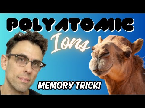 Easiest Way to Memorize Polyatomic Ions with Nick the Baby Camel