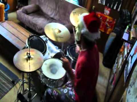 The Brian Setzer Orchestra - Jingle Bells - Drum Cover video thumbnail