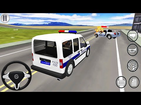 Police Van Crime Chase Driving Simulator - Police Officer Patrol Duty - Android Gameplay