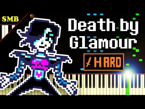UNDERTALE - DEATH BY GLAMOUR - Piano Tutorial