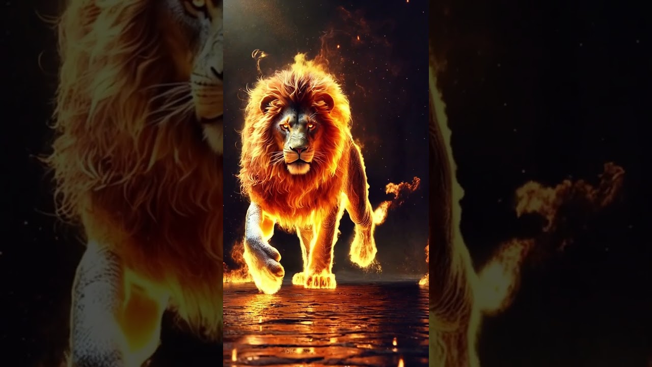 Live Wallpaper Fire Lion 4 | ChatGPT, Hailuo AI