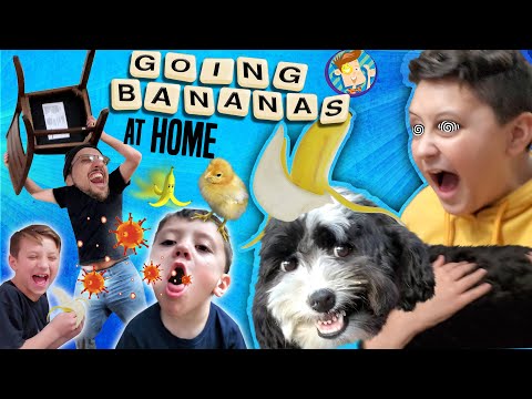 WE ARE GOING BANANAS STUCK AT HOME! (FV Family Bananagrams Game Night: Loud Edition)