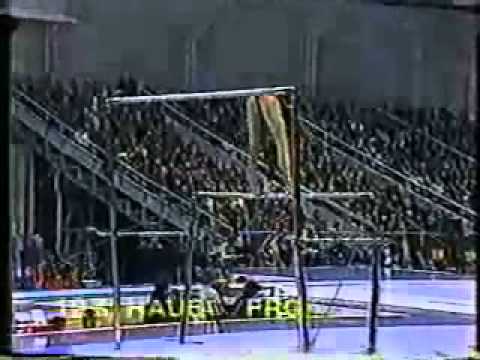 Yvonne Haug - 1981 Worlds AA - Uneven Bars.mp4