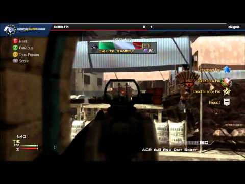 EGL6 : Call of Duty : MW3 (Xbox 360) : Skitlite.Fin vs eNigma : Map 2 - WB Final