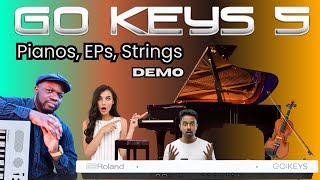 Video thumbnail for ROLAND GO:KEYS 5: Sound Demo: Piano , EP, Strings, Clavi, Synths and More ((STEREO)) by Phill C - azexperiment